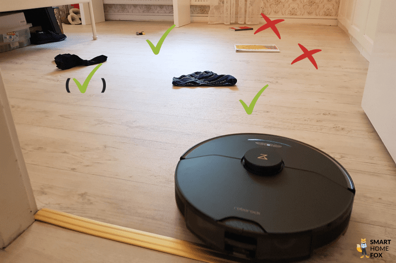 roborock s7 maxv test detection objet plat